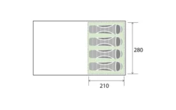 Brunner Pure 4 Airtech Aufblasbares Familienzelt -Dometic Verkäufe 299477 2111373