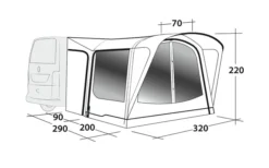 Outwell Parkville 200SA Busvorzelt Freistehend -Dometic Verkäufe 689922 4697864