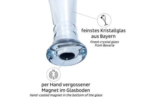 Silwy® Magnet-Kristallglas Weizenbier (0,5 L) -Dometic Verkäufe 710744 4794275