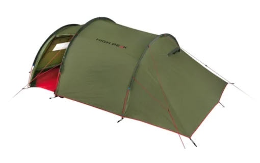 High Peak Falcon 4 LW Lightweight 4 Personen Tunnelzelt Aluminium Gestänge Olive/rot -Dometic Verkäufe 733373 4904126