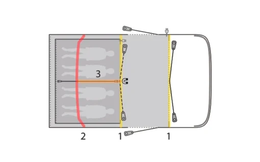 Outwell Hayward Lake 4ATC Aufblasbares Tunnelzelt 4 Personen -Dometic Verkäufe 789707 5207522